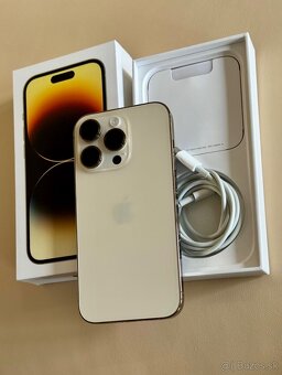 iPhone 14 Pro Gold BATERIE 100% TOP - 3