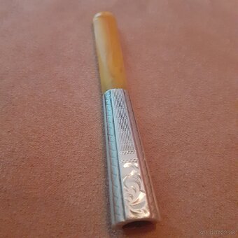 strieborná cigaretová špička - 3