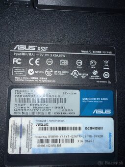 Predám notebook ASUS X52F - 3