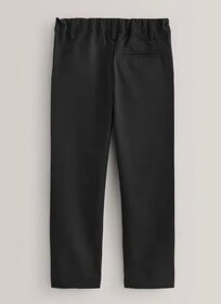 NEXT - čierne formálne nohavice rovného strihu plus biela el - 3