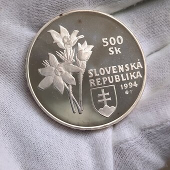Strieborná minca 500 korún Slovenský Ráj PROOF - 3