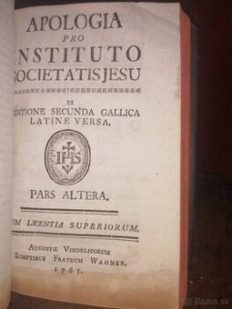 2 knihy v 1 knihe z. r. 1765 Kožená vazba - 3