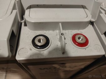 AGM batérie poškodené 7ks WING ESL55-12FT + 3ks funkčné - 3