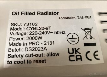 Predám olejový radiátor - 3