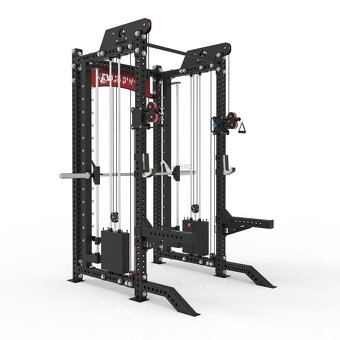 Half rack + protismerné kladky + multipress - 3