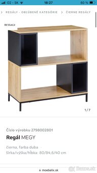 Regál Megy Möbelix - 3