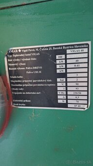 Drevoplynový KOTOL VIGAS 40 - 3