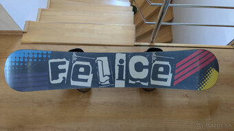 Predám snowboard FELICE s viazaním a topánkami - 3