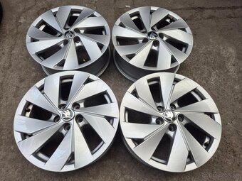 5x100 r16 ET35 x 6J elektróny originál VOLKSWAGEN + ŠKODA - 3