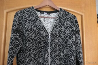 KARL LAGERFELD luxusny obojstranny kardigan M/L - 3
