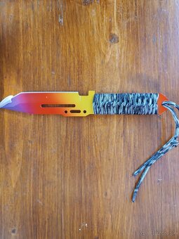 Predám čisto novu repliku noža Paracord Knife Fade - 3