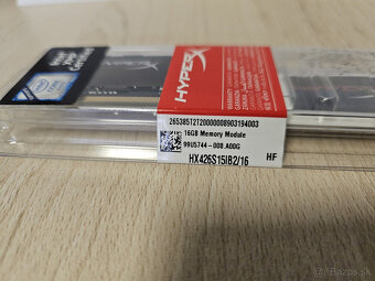 Kingston HYPERX SO-DIMM RAM 16GB DDR4 2666MHz CL15 - nové - 3