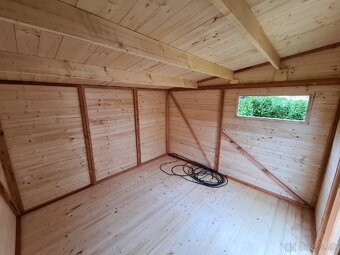 Záhradný drevený domček s terasou ZDARMA DOPRAVA CELA SR - 3