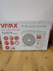 Predám novú klimatizáciu Vivax M-Design 3,5 kw - 3