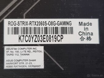 Predane-ASUS ROG STRIX GeForce RTX 2060 SUPER GAMING 8G - 3