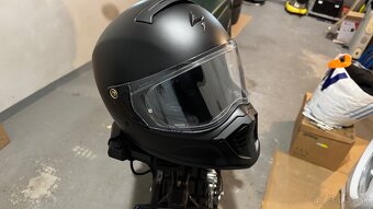 Integrálna moto prilba Scorpion EXO-HX1 Solid čierna matná - 3