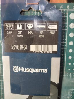 Lišta Husqvarna 38cm + dve reťaze - 3