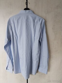 Eton bledomodra pánska košeľa 42 - 3