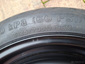 Predám rezervné koleso úzke Toyota/Lexus--R17 - 3