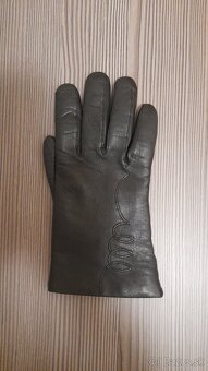 Dámske kožené rukavice M - 3