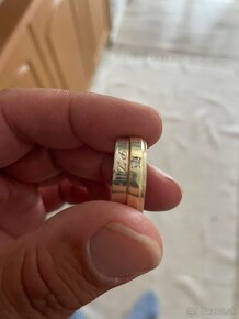 Predám zlatý pansky prsteň - 3