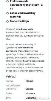 Set 2ks konferenčný stolík - 3