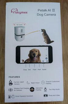 Predám inteligentné krmítko s kamerou Skymee Petalk AI II - 3