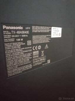 Panasonic 3D,wifi 48"palcový - 3