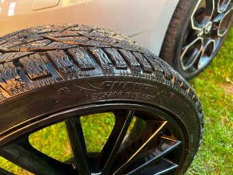 R17 Škoda Torino orig. Disky, 5x100 + zimné pneu 215/40R17 - 3