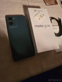 Motorola G0 6 duos modrá v super stave konplet navod krabica - 3