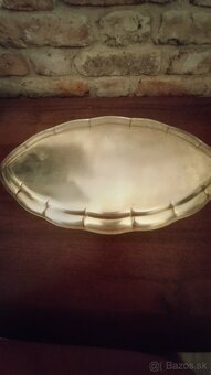 Postriebrená tacka-Alpacca Sandrik - 3