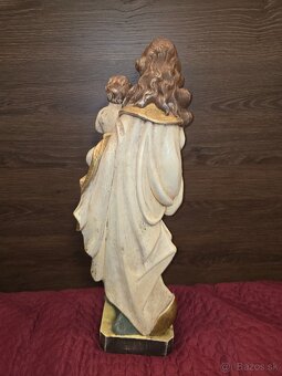 Drevená socha Panny Márie (Madona) - 3