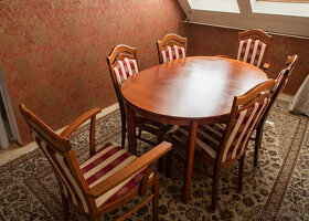 TON luxusný jedálenský set rozkladací stôl a 6 stoličiek - 3