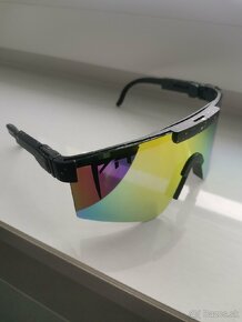 Športové slnečné okuliare Pit Viper (čierne-žlté sklo) - 3