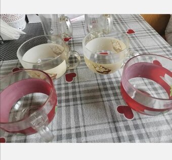 Pohare na vodu 6 a 5ks, pohare na čaj 4js,kávu 2ks - 3