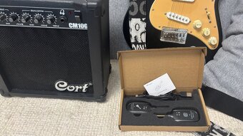 Predám komplet súprava elektrická gytara Cort - 3