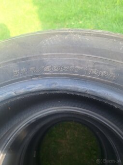 Predám gumy 225/60/r17 99H - 3