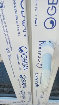 Predám okna : 138x105 antracit/biela a 75x175 antracit 3sklo - 3