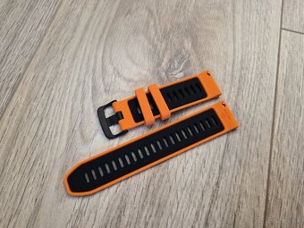 oranžovo čierny remienok 22 mm - 3