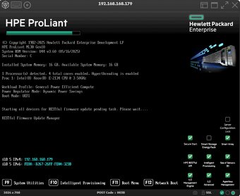 HPE ProLiant ML30 Gen10, E-2134 CPU Cores 4, Threads 8 - 3