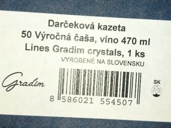 Výročná čaša 50 nové - 3