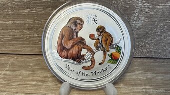 Lunárna séria II. 2016 opica 1 oz farebná - 3