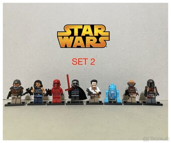 Rôzne figúrky Star Wars 1 (8ks) typ lego - nové - 3