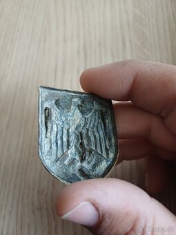 Predám nemecký odznak wehrmacht na klobúk DAK - 3