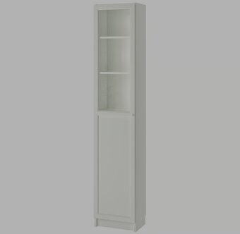 Ikea Billy/Oxberg kniznica s dvierkami - 3