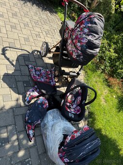 Kočík 3-kombinácia BABY ACTIVE Musse Rose - 3