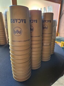 Predám originál plechové BACARDI poháre / Cuba Libre 136ks. - 3