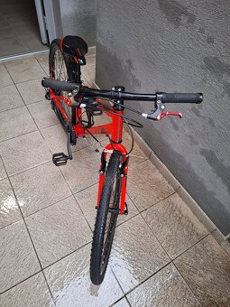 Predám detský bicykel 24kola Giant cerveny - 3