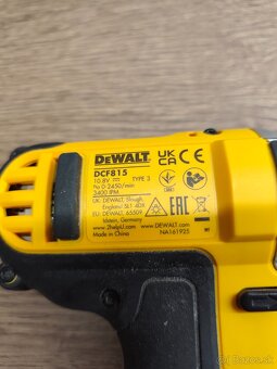 Dewalt DCF815 rázový uťahovák - 3