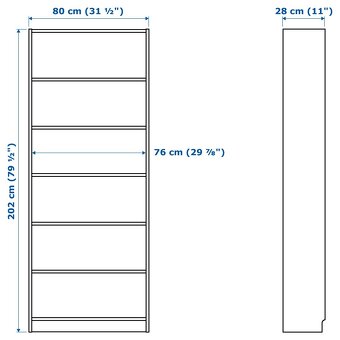 Knižnica Billy IKEA - 3